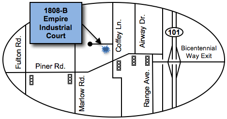 Image: Location of Wellspring Aikido